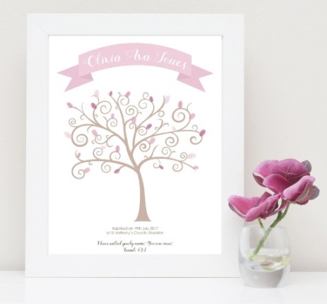arbre a empreintes bapteme