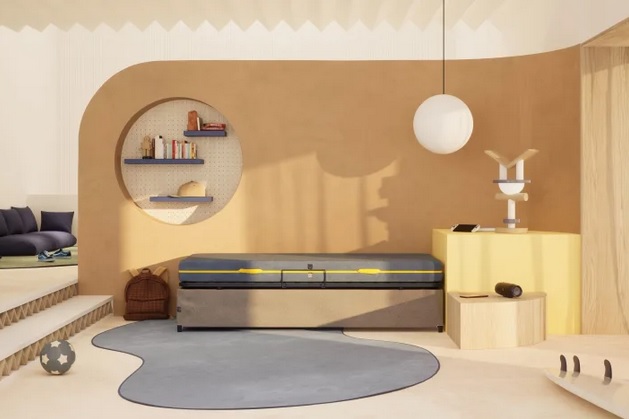 lit pour enfant avec rangement